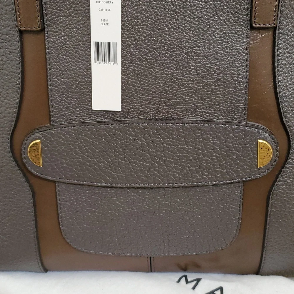 NWT Marc Jacobs The Crosby Bowery Satchel in Slate